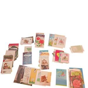200 Greeting Cards, Crafters Scrapbook Vintage, Christmas, Valentines, Birthday
